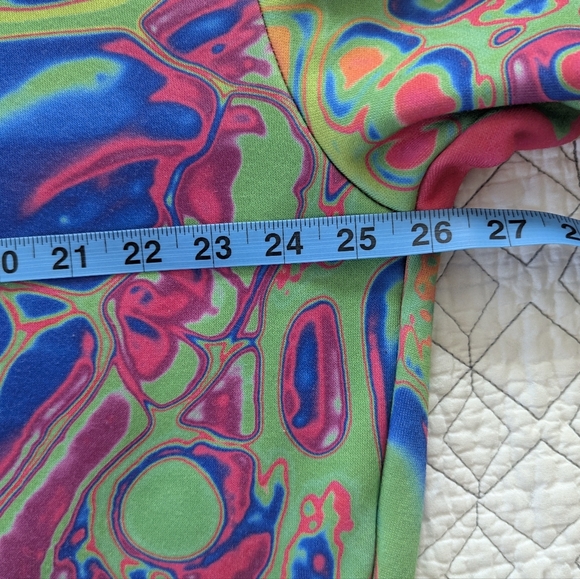 Dolls Kill Acid Amoeba Oversized Hoodie - Picture 7 of 9